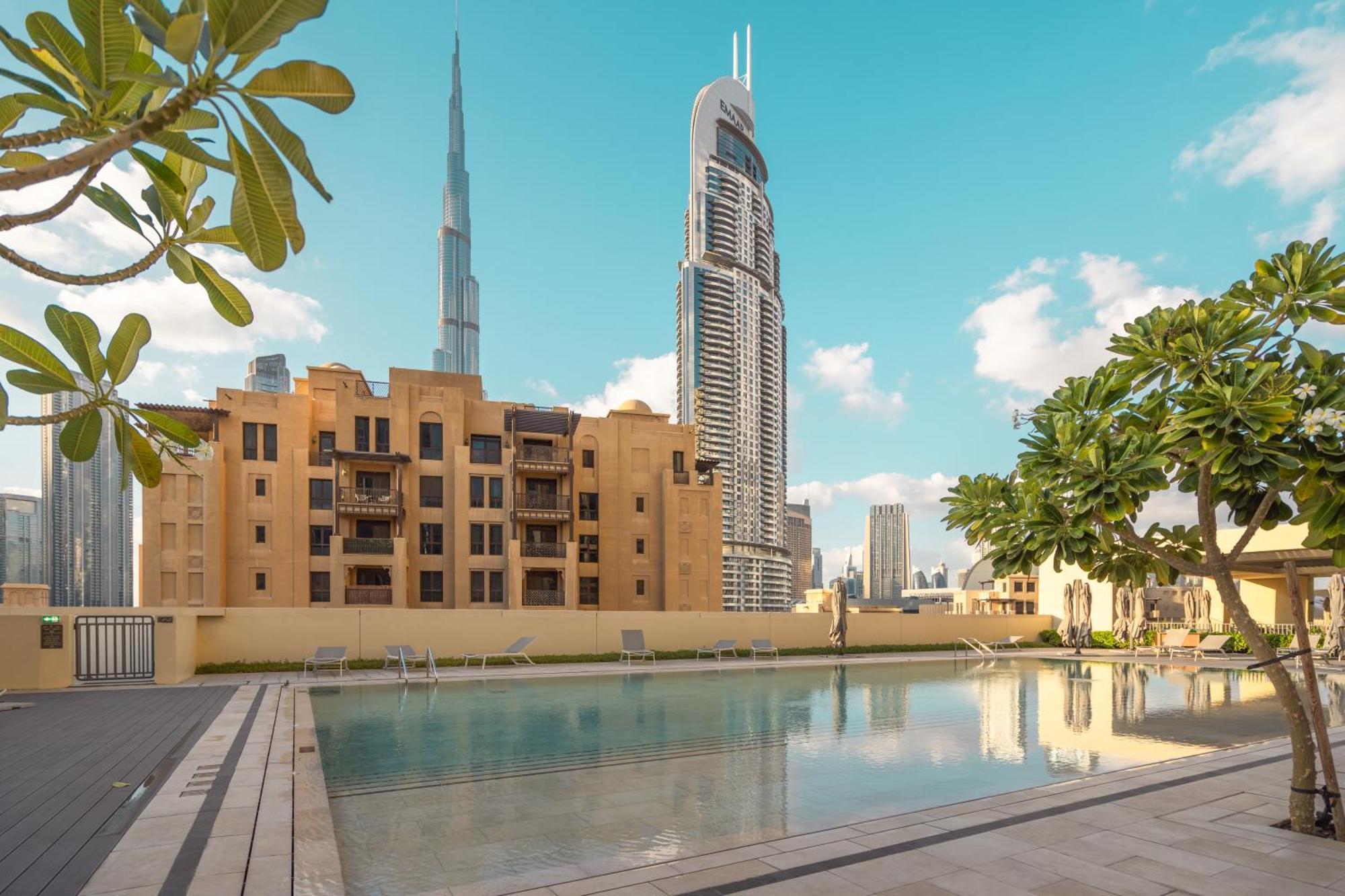 Апартаменты Prime Retreats @ Burj Royale By Emaar Дубай Экстерьер фото